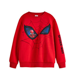 Spider-Man Childrens/Kids Web Sweatshirt - 2-3 Years, Red