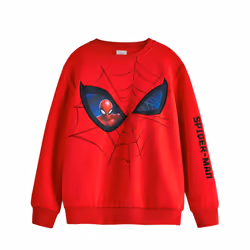 Spider-Man Childrens/Kids Web Sweatshirt - 3-4 Years, Red