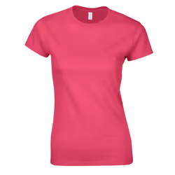 Gildan Womens/Ladies Softstyle Ringspun Cotton T-Shirt - S, Heliconia