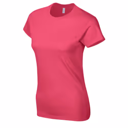 Gildan Womens/Ladies Softstyle Ringspun Cotton T-Shirt - S, Heliconia