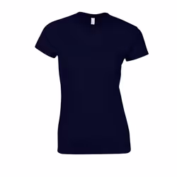 Gildan Womens/Ladies Softstyle Ringspun Cotton T-Shirt - M, Navy
