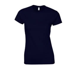 Gildan Womens/Ladies Softstyle Ringspun Cotton T-Shirt - S, Navy