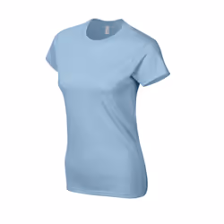Gildan Womens/Ladies Softstyle Ringspun Cotton T-Shirt - S, Light Blue