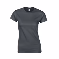 Gildan Womens/Ladies Softstyle Ringspun Cotton T-Shirt - M, Charcoal