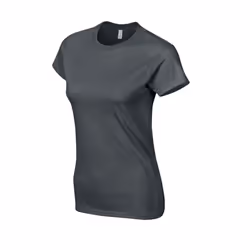 Gildan Womens/Ladies Softstyle Ringspun Cotton T-Shirt - M, Charcoal