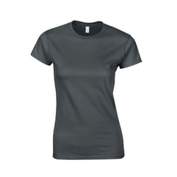 Gildan Womens/Ladies Softstyle Ringspun Cotton T-Shirt - S, Charcoal