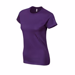 Gildan Womens/Ladies Softstyle Ringspun Cotton T-Shirt - L, Purple