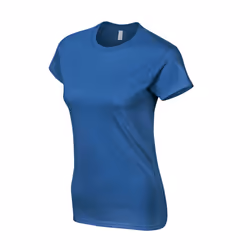 Gildan Womens/Ladies Softstyle Ringspun Cotton T-Shirt - XL, Royal Blue