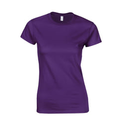 Gildan Womens/Ladies Softstyle Ringspun Cotton T-Shirt - S, Purple