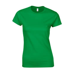 Gildan Womens/Ladies Softstyle Ringspun Cotton T-Shirt - L, Irish Green
