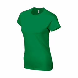 Gildan Womens/Ladies Softstyle Ringspun Cotton T-Shirt - L, Irish Green