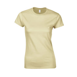 Gildan Womens/Ladies Softstyle Ringspun Cotton T-Shirt - L, Sand