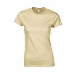 Gildan Womens/Ladies Softstyle Ringspun Cotton T-Shirt - M, Sand