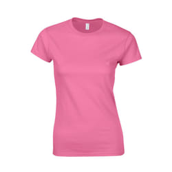 Gildan Womens/Ladies Softstyle Ringspun Cotton T-Shirt - M, Azalea