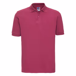 Russell Mens Classic Cotton Pique Polo Shirt - XXL, Fuchsia