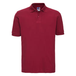 Russell Mens Classic Cotton Pique Polo Shirt - XXL, Classic Red
