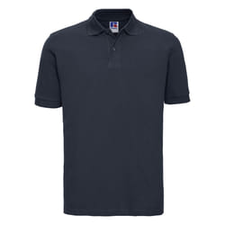 Russell Mens Classic Cotton Pique Polo Shirt - XS, French Navy