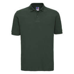 Russell Mens Classic Cotton Pique Polo Shirt - S, Bottle Green