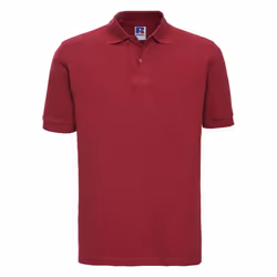 Russell Mens Classic Cotton Pique Polo Shirt - M, Classic Red