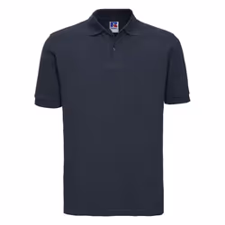 Russell Mens Classic Cotton Pique Polo Shirt - XL, French Navy