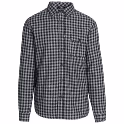Trespass Mens Sheedacallee Checked Cotton Shirt - L, Black