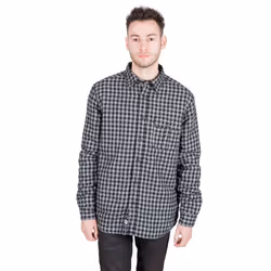 Trespass Mens Sheedacallee Checked Cotton Shirt - L, Black
