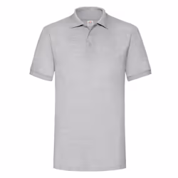 Fruit of the Loom Mens 65/35 Heavyweight Polo Shirt - 3XL, Heather Grey