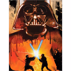 Star Wars Episode III Battle Print
