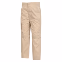 Mountain Warehouse Childrens/Kids Zip-Off Active Trousers - 5-6 Years, Beige