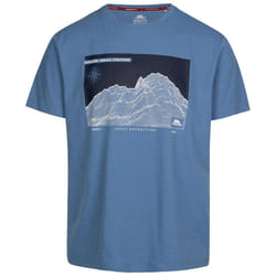 Trespass Mens Sirgis Mountain TP75 T-Shirt - XL, Denim Blue