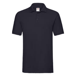 Fruit of the Loom Mens Premium Pique Polo Shirt - 3XL, Deep Navy