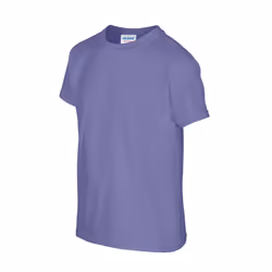 Gildan Childrens/Kids Heavy Cotton T-Shirt - S, Violet - Additional view 2