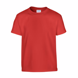 Gildan Childrens/Kids Heavy Cotton T-Shirt - L, Red