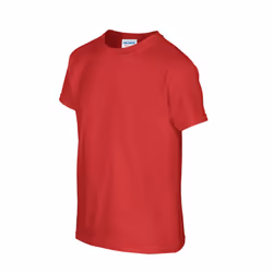 Gildan Childrens/Kids Heavy Cotton T-Shirt - L, Red