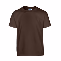 Gildan Childrens/Kids Heavy Cotton T-Shirt - L, Dark Chocolate