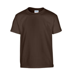 Gildan Childrens/Kids Heavy Cotton T-Shirt - L, Dark Chocolate