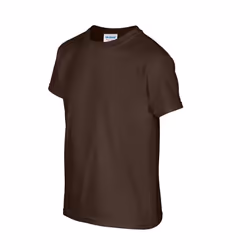 Gildan Childrens/Kids Heavy Cotton T-Shirt - L, Dark Chocolate