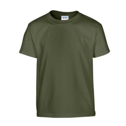Gildan Childrens/Kids Heavy Cotton T-Shirt - XS, Military Green