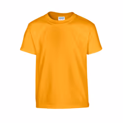 Gildan Childrens/Kids Heavy Cotton T-Shirt - XS, Gold