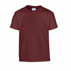 Gildan Childrens/Kids Heavy Cotton T-Shirt - XS, Maroon
