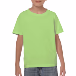 Gildan Childrens/Kids Heavy Cotton T-Shirt - XS, Mint Green