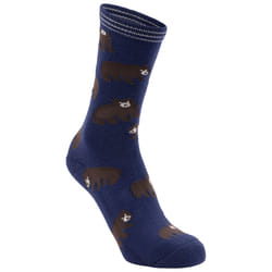 Trespass Childrens/Kids Wildlife Deer Socks - 9 UK Child-12 UK Child, Navy