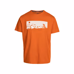 Trespass Mens Nellow Biker T-Shirt - XXL, Burnt Orange Marl