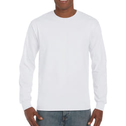Gildan Unisex Adult Hammer Long-Sleeved T-Shirt - XL, White