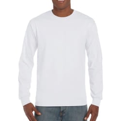 Gildan Unisex Adult Hammer Long-Sleeved T-Shirt - M, White