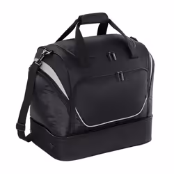 Quadra Pro Team Hardbase Holdall - One Size, Black/Light Grey