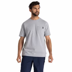 Craghoppers Mens Wakefield Workwear T-Shirt - M, Soft Grey Marl