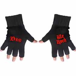 Dio We Rock Fingerless Gloves