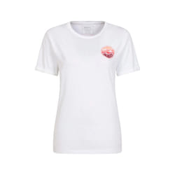 Mountain Warehouse Womens/Ladies Palm Wave Organic Cotton Loose Fit T-Shirt - 20 UK, White