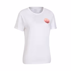 Mountain Warehouse Womens/Ladies Palm Wave Organic Cotton Loose Fit T-Shirt - 20 UK, White